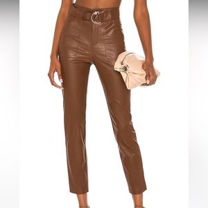 Brown Faux leather